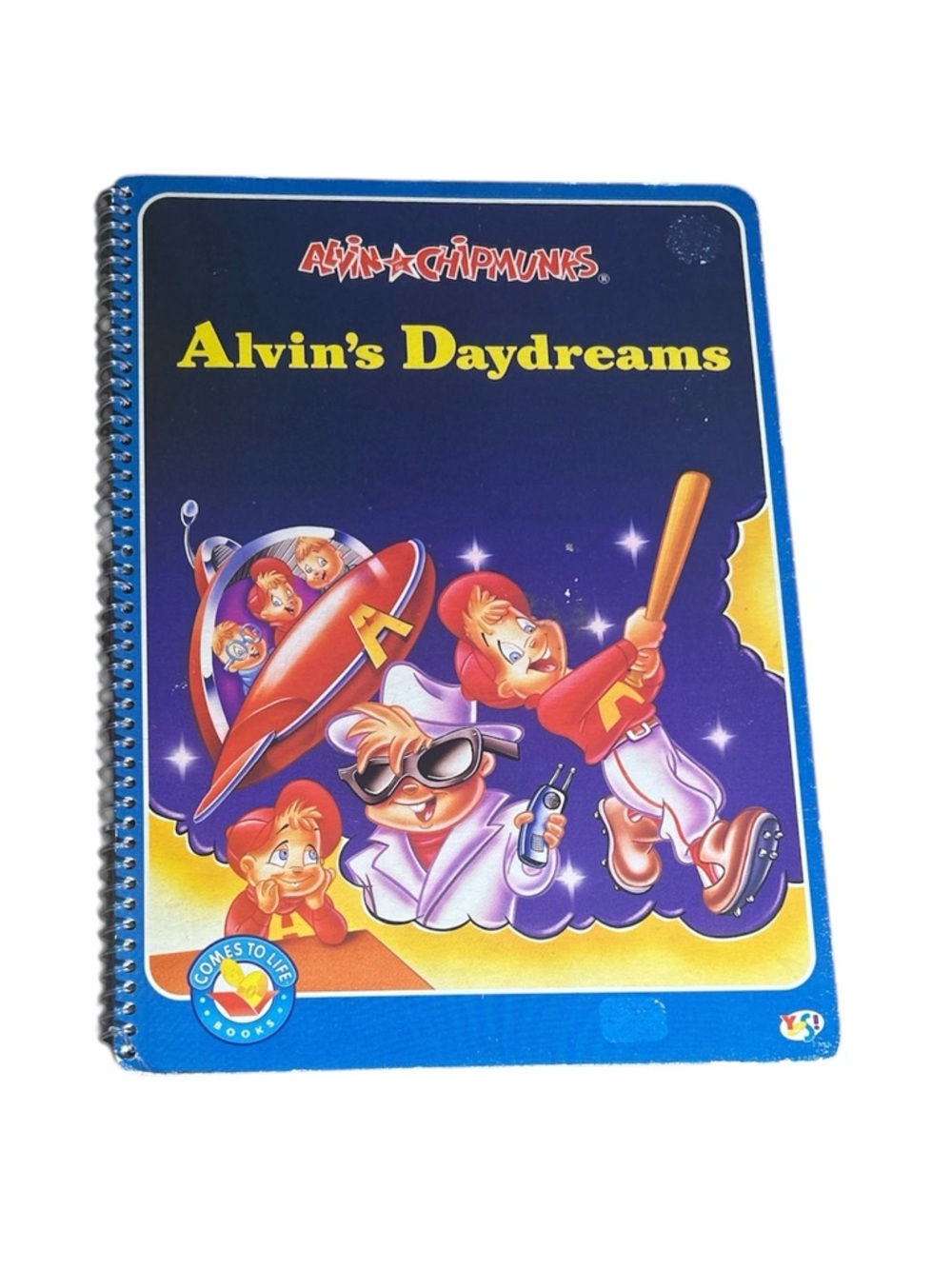 Vintage 1993 Book titled “Alvin and the Chipmunks: Alvin's Daydreams” (flaw)